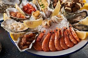 Плато морепродуктов в Seafoodbar «Рыба и Крабы»
